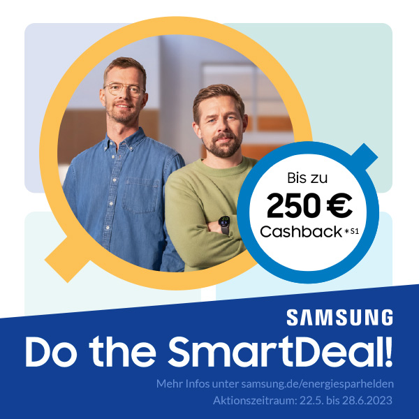 Aktion: 150€ Samsung Cashback <sup>*s1</sup>